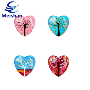 Aimant de réfrigérateur rond en gros Meishan, <span class=keywords><strong>arbre</strong></span> de vie, <span class=keywords><strong>dessin</strong></span> animé, décoration de la maison, aimant pour porte de réfrigérateur, tableau blanc, montage sur réfrigérateur - Product Image 3