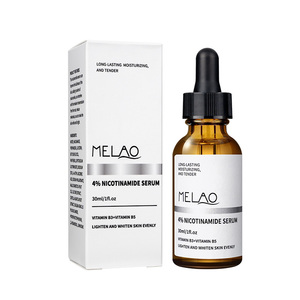 Private Label Skin Care Niacinamida Soro com Vitamina B3 & B5 Orgânico Anti Envelhecimento Rugas 4% Niacinamida Whitening Soro