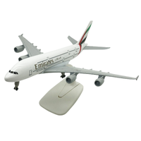 Vente en gros, artisanat en métal personnalisé, alliage de Zinc moulé sous pression, 20cm, 1:400, modèle avion