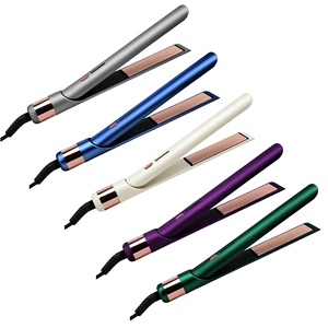 Lisseur de cheveux en céramique et titane pour commandes OEM avec options de personnalisation du logo, design ergonomique, plaques flottantes 3D - Product Image 3