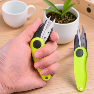 En gros, Ciseaux pliables en forme de crevette, Coupe-ligne de pêche, Pince coupante, Kit d'outils pour nœuds rapides, Boucle de fixation en acier inoxydable pour matériel de pêche - Product Image 3