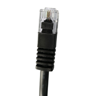 4P2C cobre trenzado 26AWG Cables teléfono enchufe Modular RJ9/RJ11 4P4C conector teléfono auricular cable