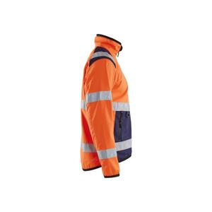 BLAKLADER - 487725165389S <b>Hi</b>-<b>Vis</b> Softshell <b>jacket</b> <b>Orange</b>/Navy blue - EAN 7330509514290 <b>HI</b>-<b>VIS</b> WORKWEAR - Product Image 4