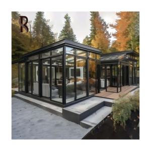 Invernadero de Vidrio Contemporáneo para Exteriores, con Marco de Aluminio y Malla de Acero Inoxidable, Vertical, para Salas de Estar, Casas y Villas - Product Image 2