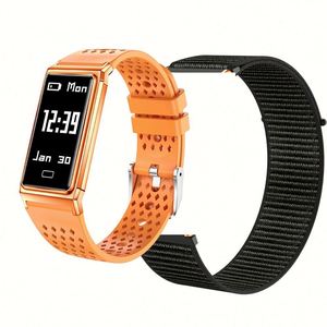 Pulsera Inteligente B11 Ultrafina de 0.96 Pulgadas con Pantalla OLED, Monitor de Actividad Física, Frecuencia Cardíaca, Oxígeno en Sangre y Sueño, para Hombres y Mujeres - Product Image 1