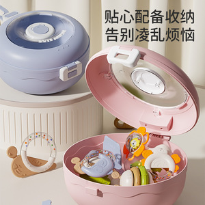 Ensemble de hochets et jouets de dentition en silicone pour bébés 0-24 mois, unisexe, pour nourrissons et tout-petits, pour la mastication, la préhension et l'entraînement auditif - Product Image 2