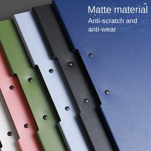 Sijin A4 Clip tập tin Frosted bề mặt nhựa gấp túi màu sinh viên kiểm tra giấy học tập Nguồn cung cấp - Product Image 5