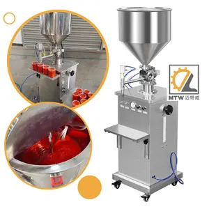 MTW manual semi-auto thick oil paste lotion ointment filling machine