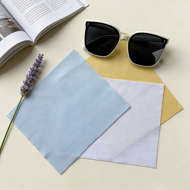 Multipurpose Colorful Microfiber Cleaning Cloth for Glasses, Lenses & Screens, Professional Soft Lint-free Polishing Cloth