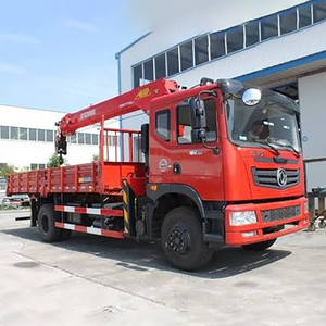Grúa para Camión de 3.2 Toneladas, Marca DONGFENG, Chasis 4x2, Motor Euro 6 de 200HP, Grúa Montada en Camión con Pluma Rígida de 3.2T para Trabajos de Infraestructura - Product Image 1