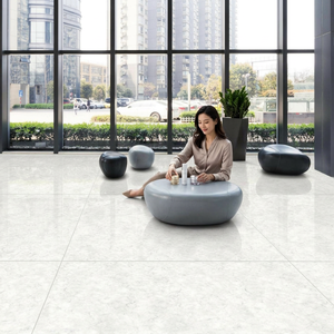 Carreaux de sol en porcelaine polie noire Vistaar Argos Nero 1000x1000mm (100x100cm) GVT en vrac - Product Image 4