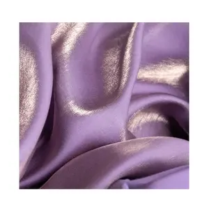 Shinny Rayon Fabric Imitated Silk Shine Soft Woven Polyester Satin Fabric for Dress Blouse Clothes