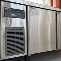 Hotel dapur restoran Custom-Size baja nirkarat Workbench meja kulkas di bawah konter kulkas lemari es & Freezer