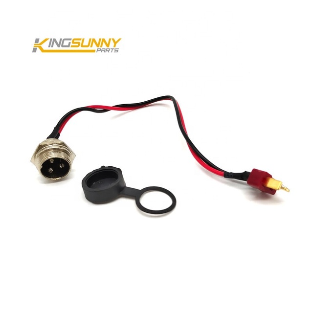 Electric Scooter Parts Power Adapter Charger T-head Charging Port for KUGOO M4 M4PRO Scooter Replacement Accessories