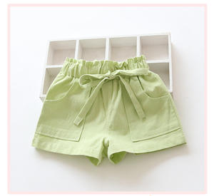 Shorts de Verano para Niña con Bolsillo, Pantalones Cortos de Moda para Niños de 1 a 8 Años - Product Image 4