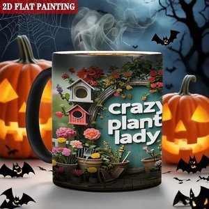 <b>Ceramic</b> Mug 11oz Frosted Black Heat Activated Color Changing Coffee <b>Cup</b> - Product Image 6