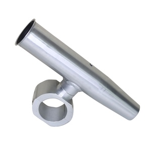 Raider SL10 Supports de cannes à pêche simples en aluminium pour bateau T Top, pince Fit 2 "et 1.5" Tube CLAMP ON rail tower <span class=keywords><strong>leaning</strong></span> <span class=keywords><strong>post</strong></span> - Product Image 3
