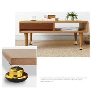 Plastic Durable Modern Simple Gold & Silver Cabinet and Shelf Foot <b>Pads</b> - Product Image 1