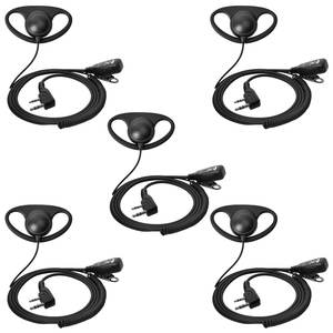 Micrófono de Diadema TechSide TSTV-M5 con Forma de D, PTT de 2 Pines, Compatible con Auriculares Midland G7 Pro/G8/G9, Precio de Fábrica, China - Product Image 1