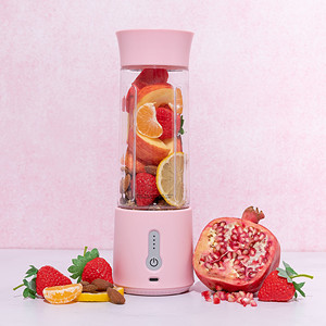 500ml BPA Miễn Phí Cá Nhân USB Di Động USB Có Thể Sạc Lại Du Lịch Sinh Tố Máy Ép Trái Cây Máy Xay Sinh Tố Tay Mixer Máy Xay Sinh Tố Xách Tay Mini Máy Xay Sinh Tố - Product Image 1