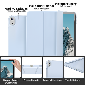 Kenke Meilleure vente en cuir PU veille automatique réveil antichoc couverture souple pour enfants étui intelligent pour <span class=keywords><strong>iPad</strong></span> <span class=keywords><strong>Air</strong></span> <span class=keywords><strong>4</strong></span> 5 10.9 pouces - Product Image 3