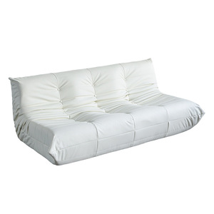 Sofá convertible cuadrado Caterpillar Trio relleno de espuma para sala de estar, estilo nórdico, sofá relajante para adultos - Product Image 1