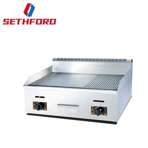 Plaque Plate de gaz teppanyaki en acier inoxydable Offre Spéciale Commercial 718 - Product Image 3