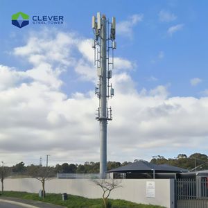 25m Tapered Hot-Dip Galvanized Steel Monopole <strong>Communication</strong> <strong>Tower</strong> for 4G 5G GSM Signal <strong>Antenna</strong> Telecommunication <strong>Pole</strong> - Product Image 1