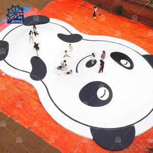 Enfants commerciaux jeux d'amusement gonflable sautant Pandon nuages videur sautant oreiller - Product Image 3