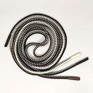 100% Braided Polyester Drawstring Cord Custom Hoodie <b>String</b> Aglet Metal Tip High Tenacity Eco-Friendly for Bags Garment Hoodie - Product Image 1