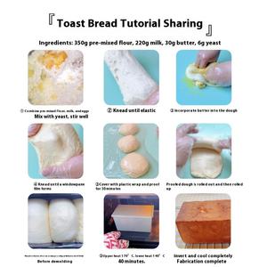 Farina di Grano per Toast Spedita Direttamente dalla Fabbrica, Miscela per <span class=keywords><strong>Pane</strong></span> Tostato a Texture Morbida e Salutare per la Colazione Quotidiana - Product Image 6