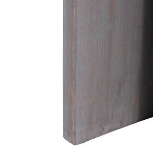 Grand porte-bougie décoratif en bois pour bougie pilier, idéal pour salon, entrée ou centre de table - Product Image 6