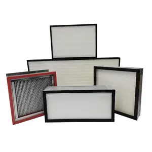 0.3 micron 99.99% h13 14 hepa air filter 24 x 48 portable with Aluminum or Galvanized frame /Hepa filters