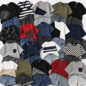 Ensemble haut et jean en denim pour l'été, garçons et filles, tenue deux pièces pour enfants, styles variés, vente en gros, tailles assorties - Product Image 5