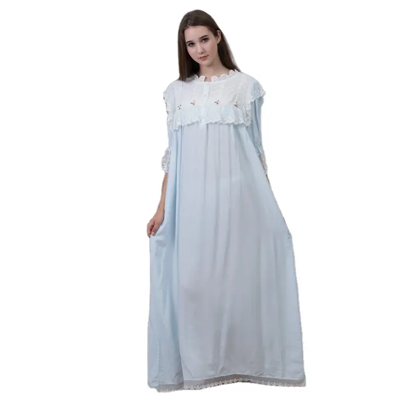 High Rated Middle East Court style Night Dresses For Woman Big Size Sexy Nighty Sexy Girls In Night Dress Sleepwear Women Kimono