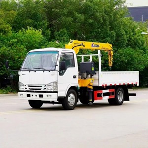 รถบรรทุก ISUZU ขนาดเล็ก 4 ตัน พร้อมเครนไฮดรอลิกสำหรับยกสินค้า - Product Image 4