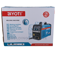 BIYOTI MIG-600 220V Mig Machine à souder à électrode portable Arc Force Machine à souder à onduleur manuel