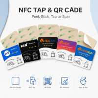 Échantillon Gratuit : Plaque en Acrylique PVC Époxy pour Avis Google, Menu NFC, Réseaux Sociaux, Autocollant pour Avis Google