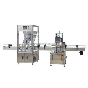 Machine de bouchage automatique pneumatique en acier inoxydable pour bouteilles en verre de shampoing, gel douche, boissons, huiles - Product Image 1