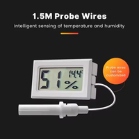 Great Farm Offre Spéciale LCD Thermomètre numérique Hygromètre Contrôle automatique Capteur de température