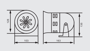 MS-290 DC 12V 24V المحرك إنذار إنذار AC 110V 220V - Product Image 6