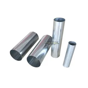 Nhà cung cấp Nhà máy 2 inch ống mạ kẽm pre-mạ kẽm ống thép ban công lan can