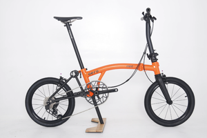 Bicicleta Plegable MINTparts-aero 2026 de 16 Pulgadas y 7 Velocidades con Cuadro de Aleación de Aluminio, Horquilla de Fibra de Carbono y Neumáticos Anchos - Product Image 5