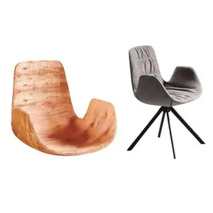 Assento de madeira para cadeira e parte traseira, peças para cadeira de lazer