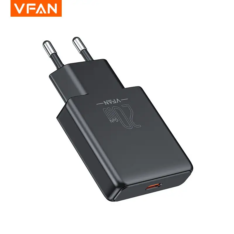 Vendita calda 20W PD USB C QC 3.0 caricatore da parete USB C caricatore rapido da viaggio adattatore per caricabatterie mobile