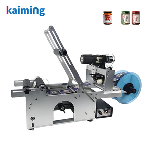 <span class=keywords><strong>Machine</strong></span> d'impression d'étiquettes pour flacons en verre, boîtes en fer blanc, bouteilles rondes en plastique avec imprimante de date pour le marché des sodas et des assaisonnements - Product Image 2