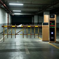Barrière de stationnement SHUNXIANG SX-TK03 à reconnaissance de plaque d'immatriculation, contrôle d'accès IC/QR/RFID/empreintes digitales, moteur sans balais, IP54, acier