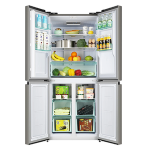 220V 400L French Door Smart Side-by-side <b>Refrigerators</b> 4Door Fridge <b>Refrigerator</b> Class1 Home Auto With Screen Music <b>Refrigerator</b> - Product Image 3