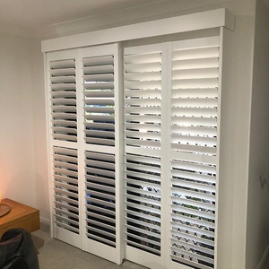 Tapparelle Scorrevoli <span class=keywords><strong>in</strong></span> <span class=keywords><strong>Legno</strong></span> Impermeabili Premium Direttamente dalla Fabbrica, <span class=keywords><strong>Persiane</strong></span> Personalizzate per Soggiorno - Product Image 5