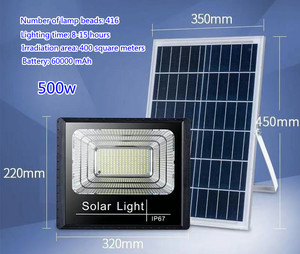Lanterna LED <span class=keywords><strong>Solar</strong></span> de <span class=keywords><strong>1000W</strong></span> Direto da Fábrica, Lanterna LED Externa IP65 com Sensor a Bom Preço - Product Image 3